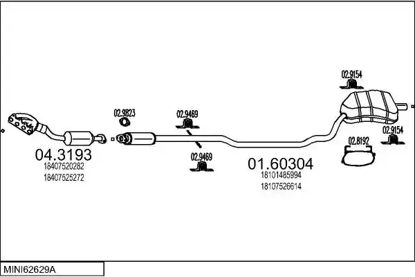 MTS MINI62629A015890