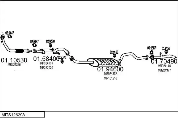 MTS MITS12629A004022