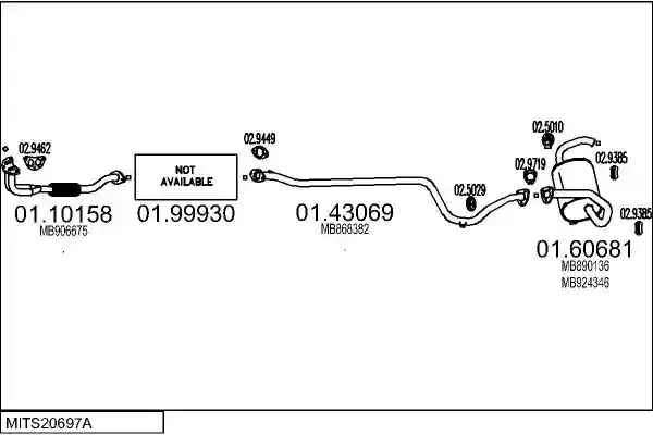 MTS MITS20697A004025