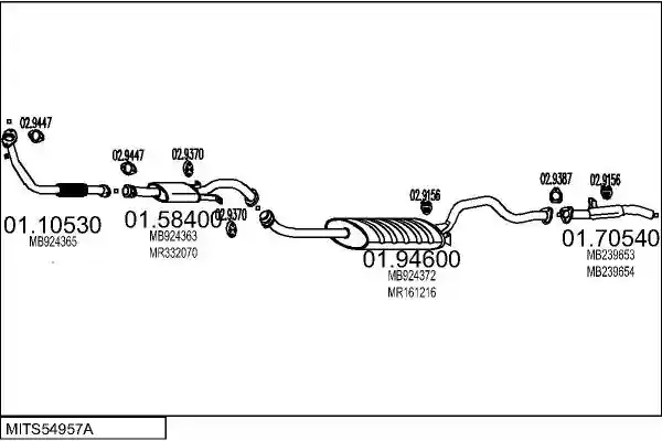 MTS MITS54957A101121