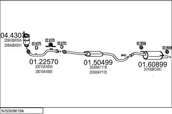 MTS NISS09619A018970