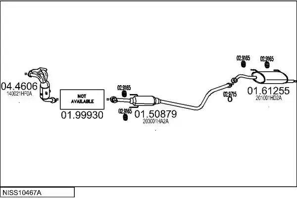 MTS NISS10467A007043