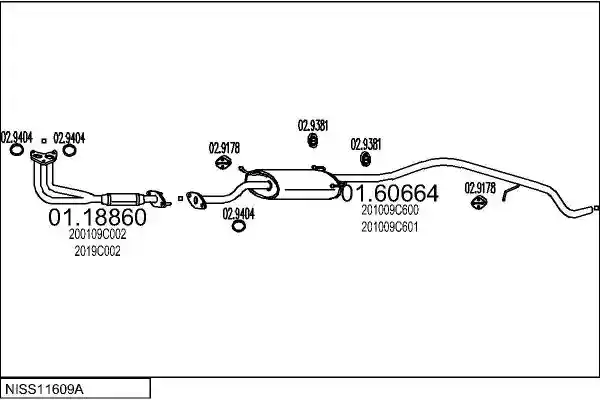 MTS NISS11609A009326