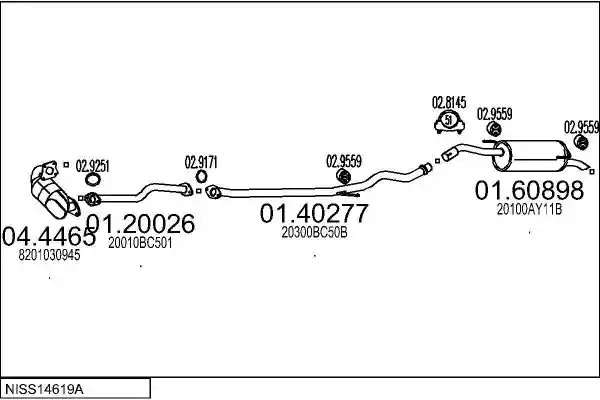 MTS NISS14619A020082
