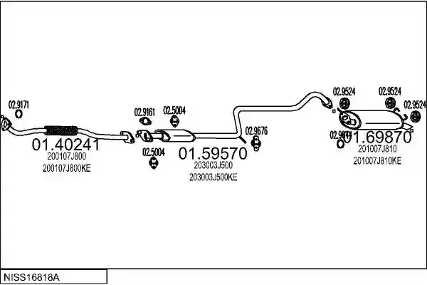 MTS NISS16818A009524