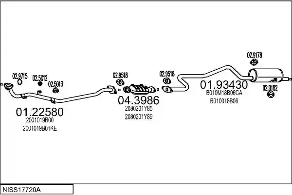 MTS NISS17720A004109