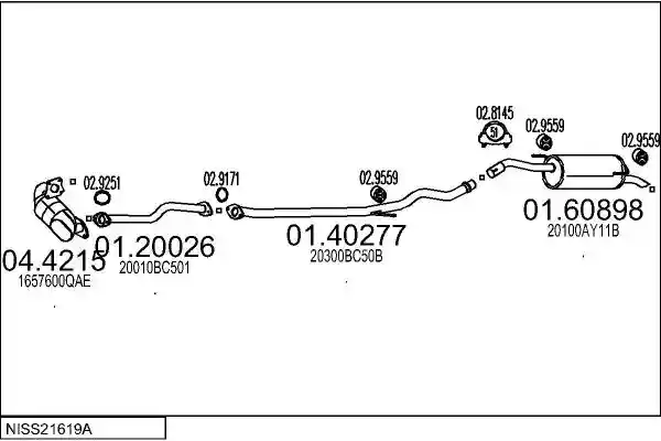 MTS NISS21619A020080