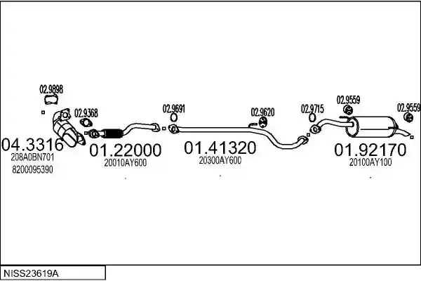 MTS NISS23619A017181