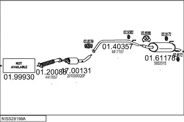 MTS NISS28198A020098