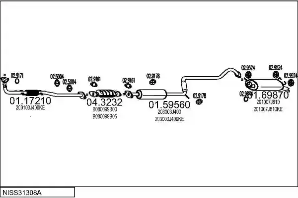 MTS NISS31308A009522
