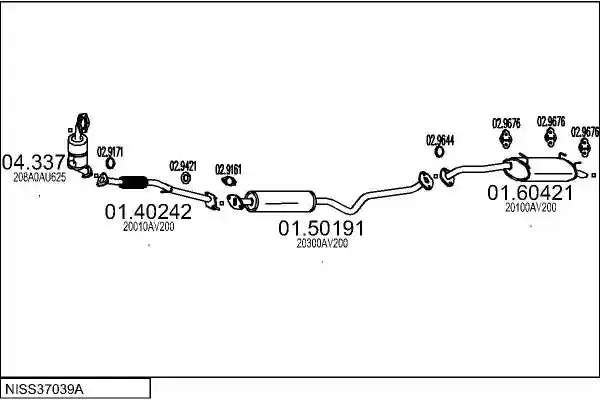MTS NISS37039A017541