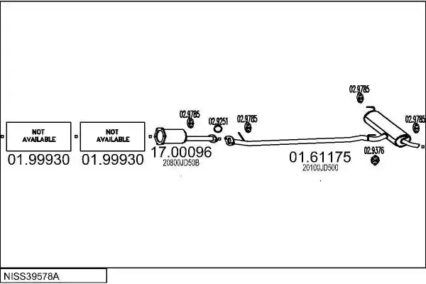 MTS NISS39578A019887
