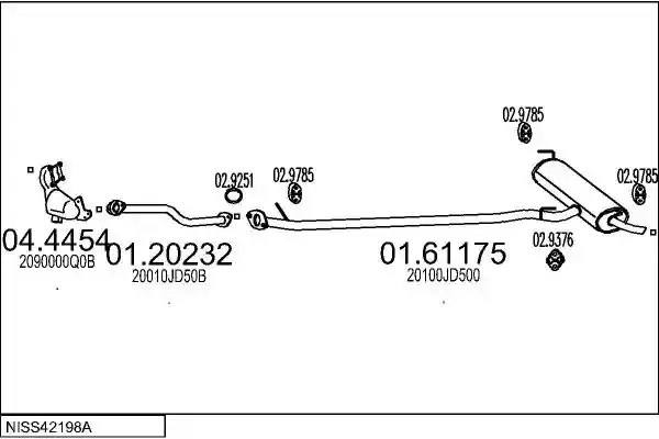 MTS NISS42198A019887