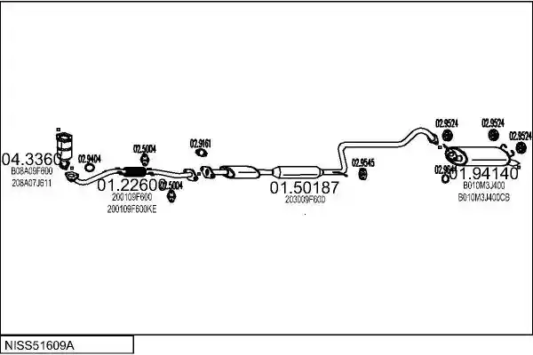 MTS NISS51609A013672