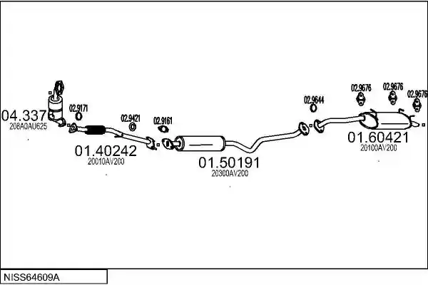MTS NISS64609A017543