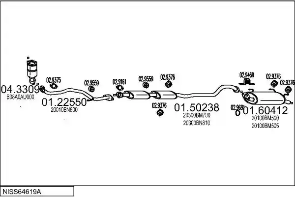 MTS NISS64619A017240