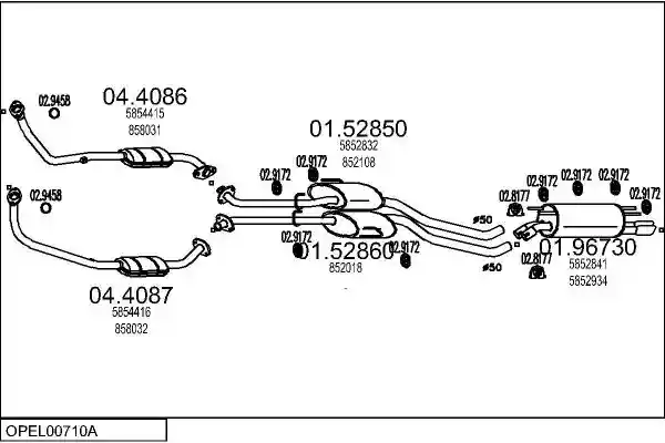 MTS OPEL00710A003861