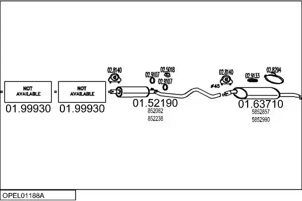 MTS OPEL01188A032839