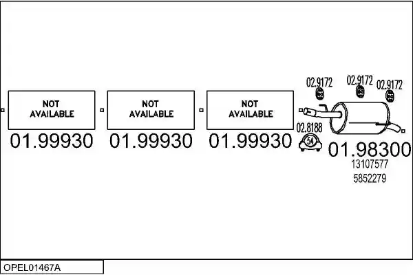 MTS OPEL01467A017205