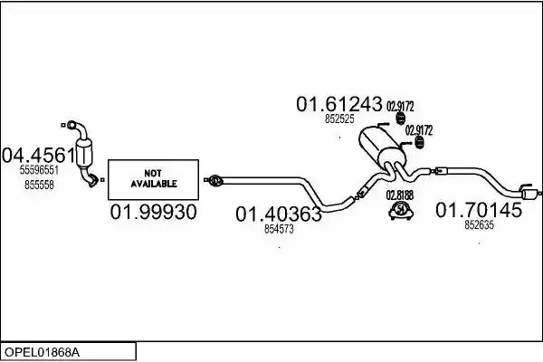 MTS OPEL01868A013951