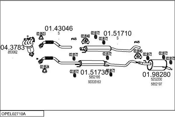 MTS OPEL02710A016841