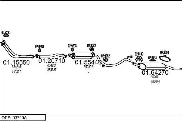 MTS OPEL03710A007327