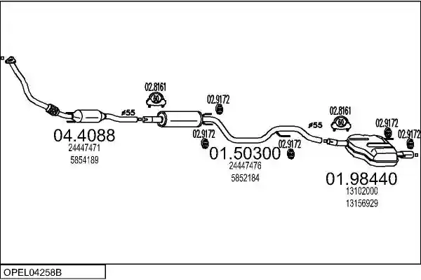 MTS OPEL04258B059266