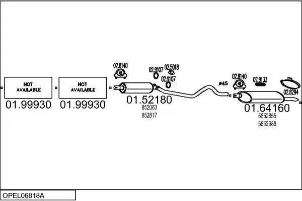 MTS OPEL06818A000609