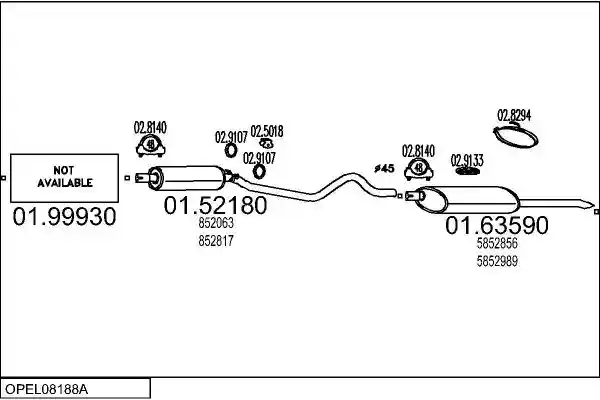 MTS OPEL08188A000617