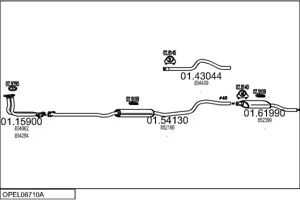 MTS OPEL08710A000588