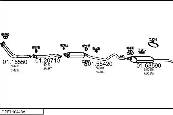 MTS OPEL10448A000628