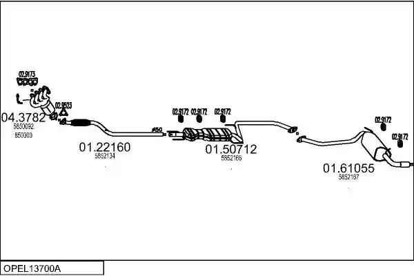 MTS OPEL13700A015932