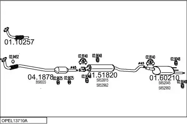 MTS OPEL13710A005535