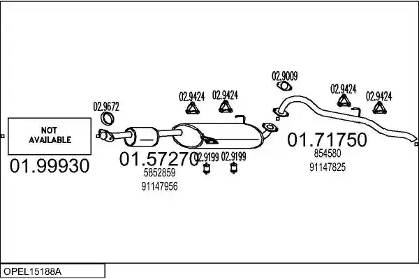 MTS OPEL15188A132657