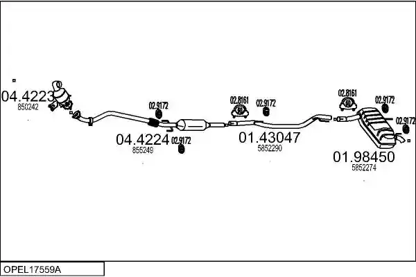 MTS OPEL17559A017938