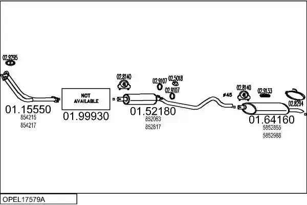 MTS OPEL17579A000613