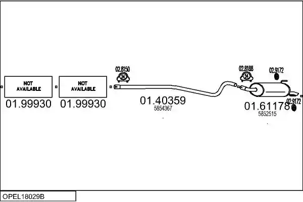 MTS OPEL18029B022689