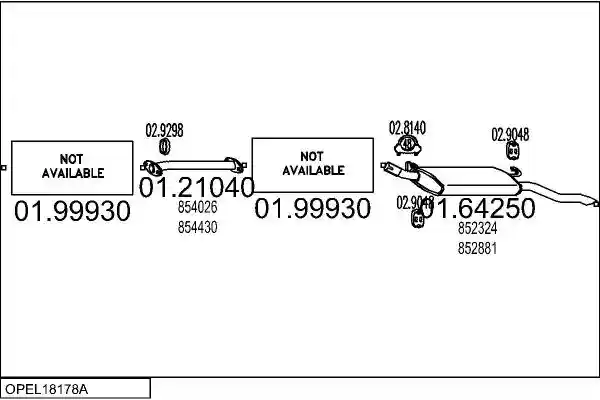 MTS OPEL18178A009406