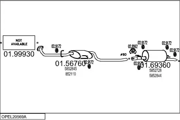 MTS OPEL20569A015323