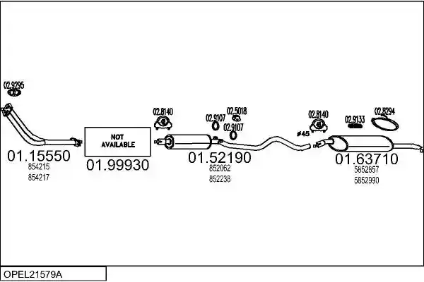 MTS OPEL21579A000641