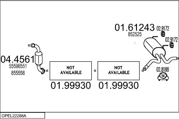 MTS OPEL22288A058708