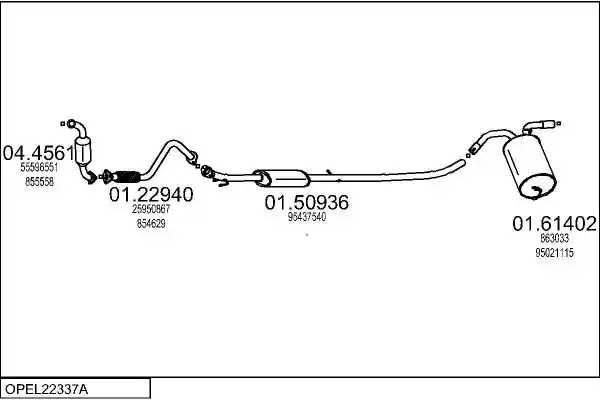 MTS OPEL22337A020740