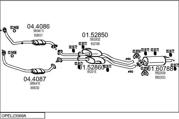 MTS OPEL23569A003860