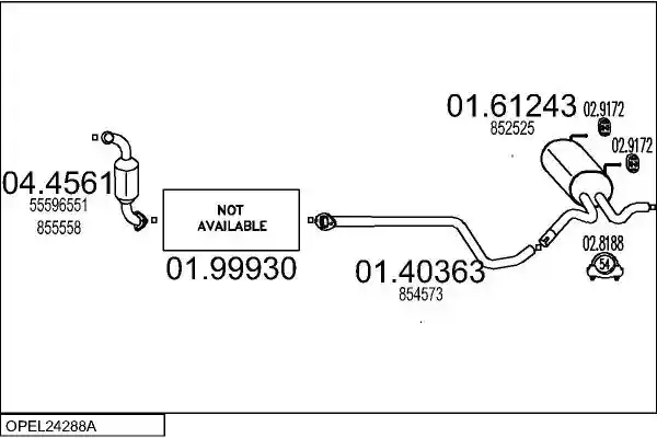 MTS OPEL24288A055382