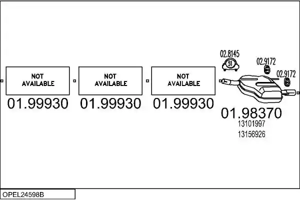 MTS OPEL24598B016530