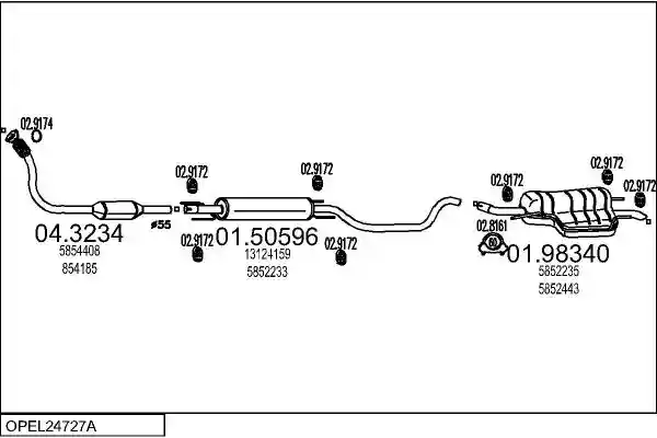MTS OPEL24727A009712
