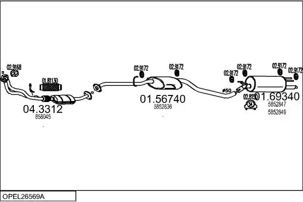 MTS OPEL26569A003859
