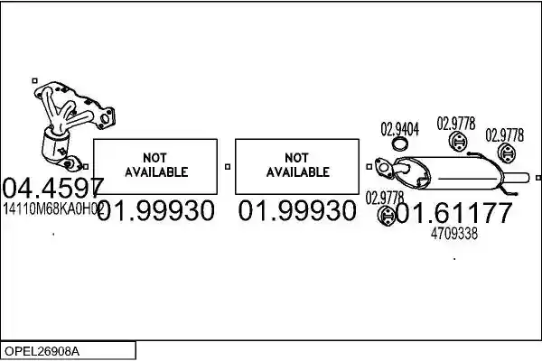 MTS OPEL26908A012485