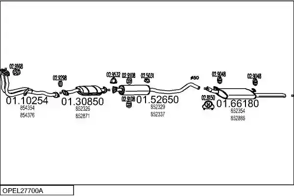 MTS OPEL27700A001005