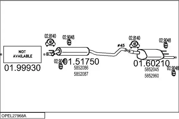 MTS OPEL27968A014751
